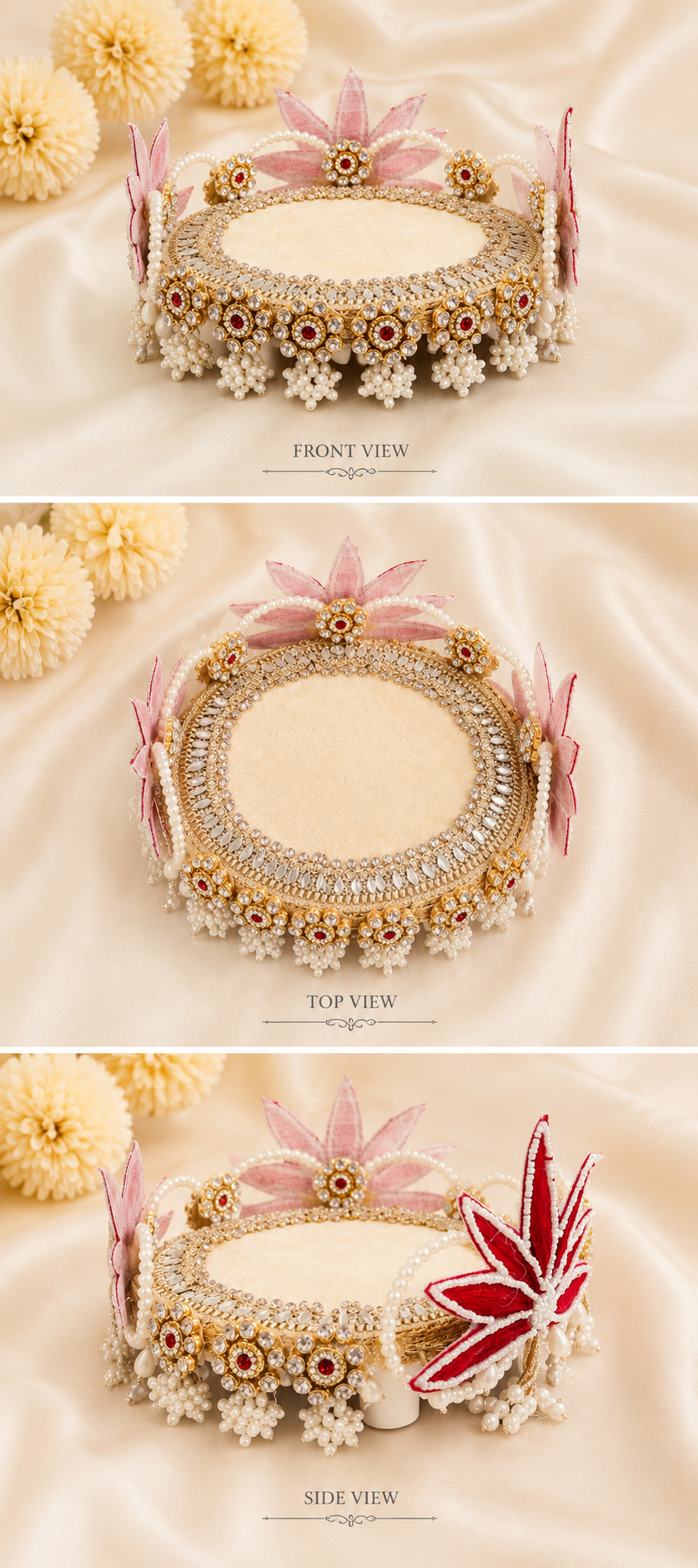 Luxurious decorative Multipurpose Singhasan + Thali - Image 3