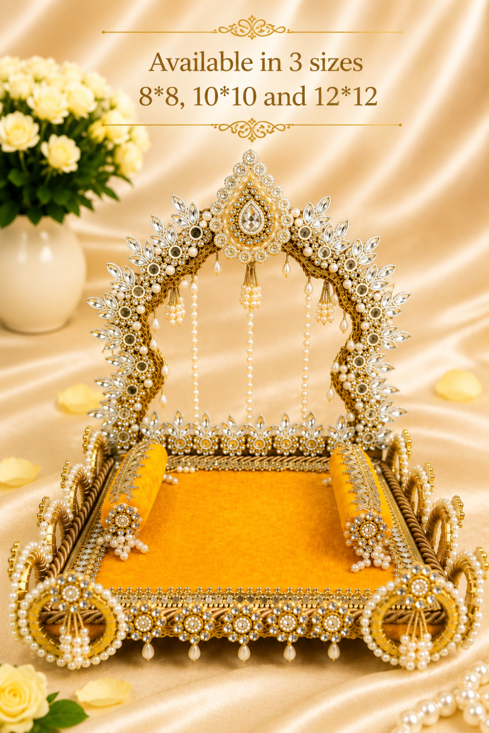 Royal Velvet Deity Singhasan for Your Beloved Deity